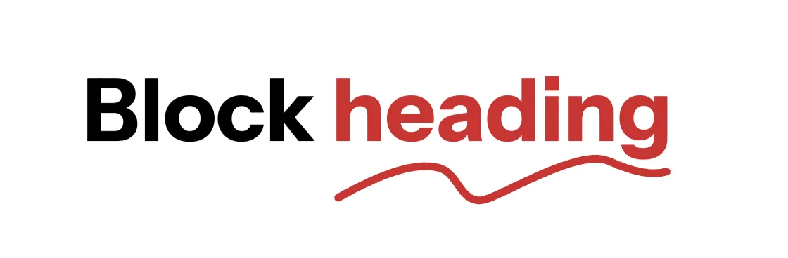 Heading block