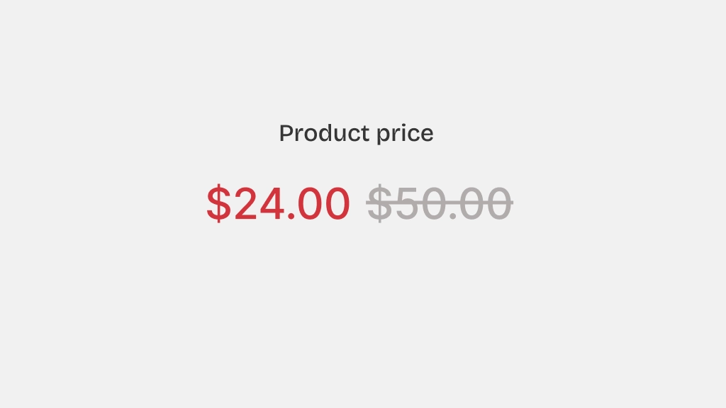 Price block