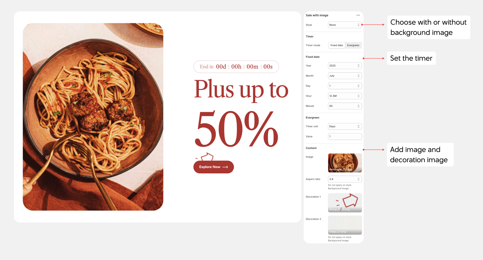 menu page