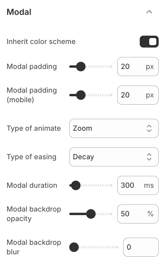 Wave theme settings