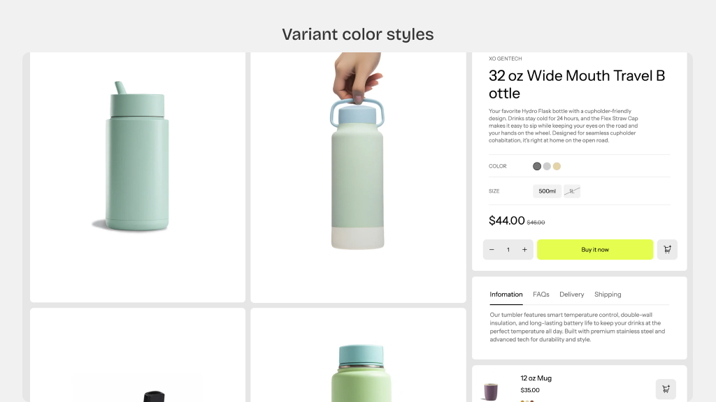 gentech variant color