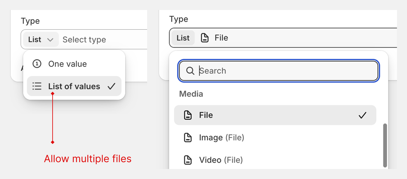 Create your Metafield in Shopify