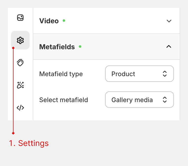 Connect XO Gallery to the Metafield