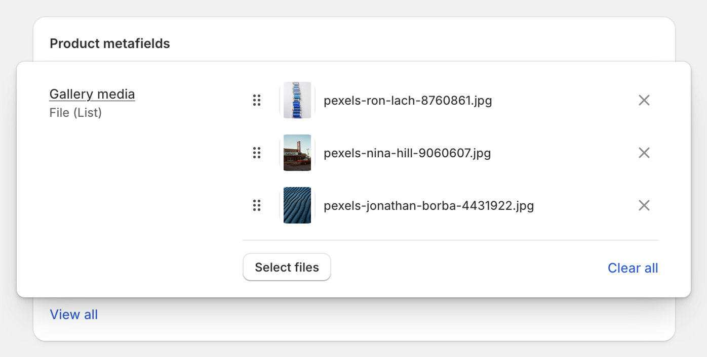 Add Media to your Products