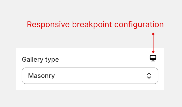Responsive breakpoint configuration